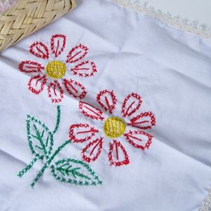Sold. Cross-Stitch Embroidered Napkins